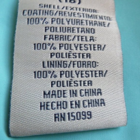 💙 Cozy Teal Zip-Up Long Rain Jacket / Trench Coat – NWOT 💙 Classic Elements | - Picture 10 of 11